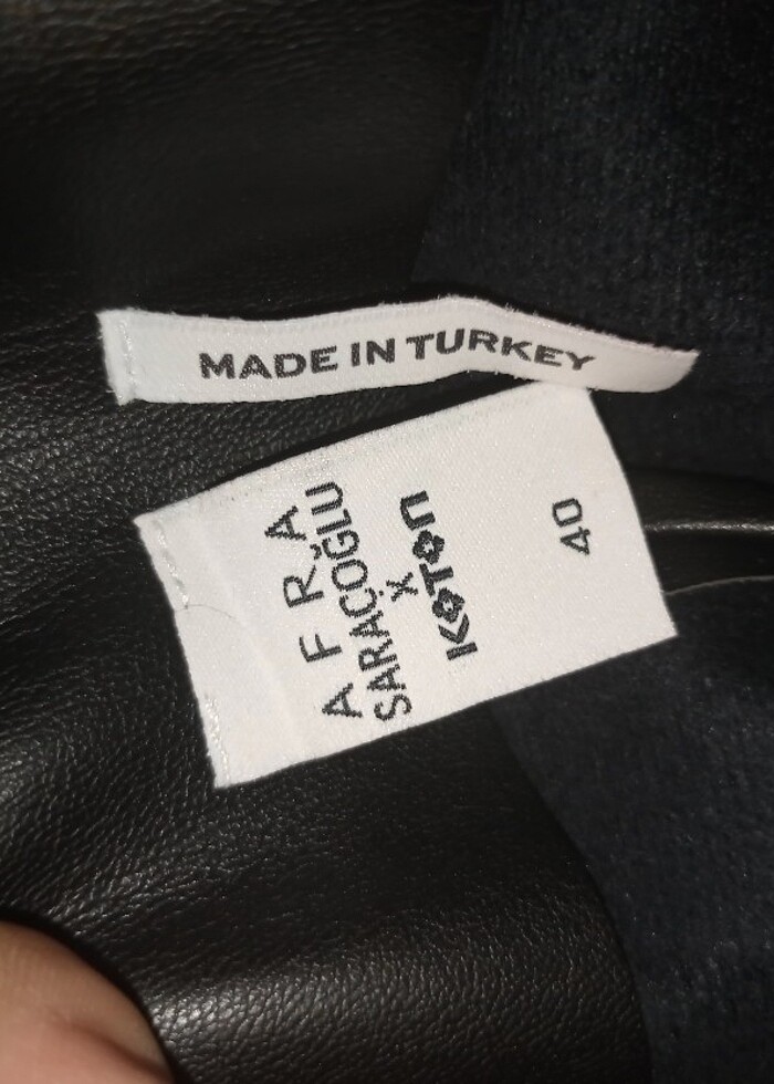 Kadın deri şort  - Görsel 2