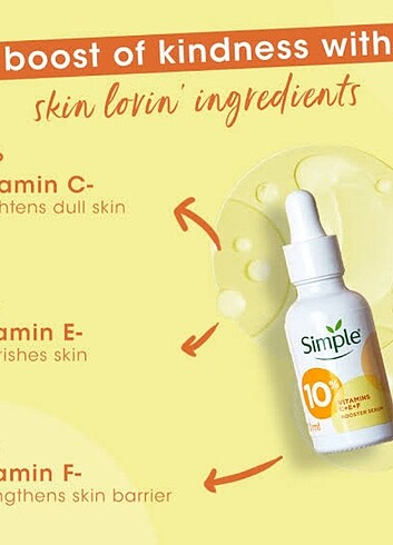 Simple Simple C+E+F Vitamin Serum 