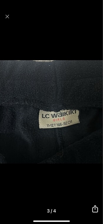 11-12 Yaş Beden Lcwaikiki 11-12 yaş polar eşofman altı