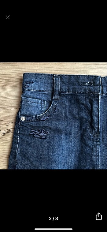 Armani Armani junior 8 yaş mini kot etek