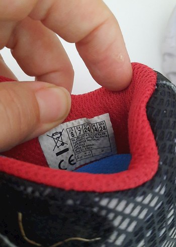 24 Beden kırmızı Renk Skechers Işıklı Kırmızı Siyah Erkek Çocuk Spor Ayakkabı