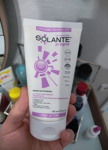 SOLANTE Hamile güneş kremi 
