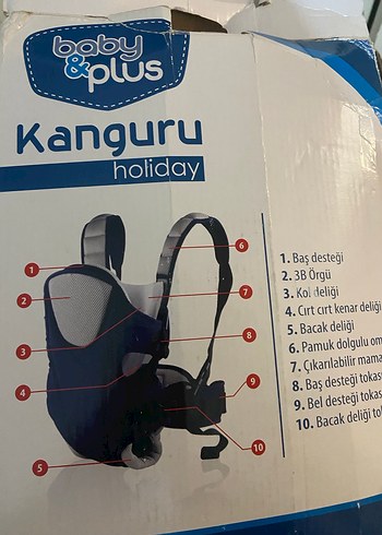 Siyah Bebek Taşıyıcı Kanguru - Görsel 2