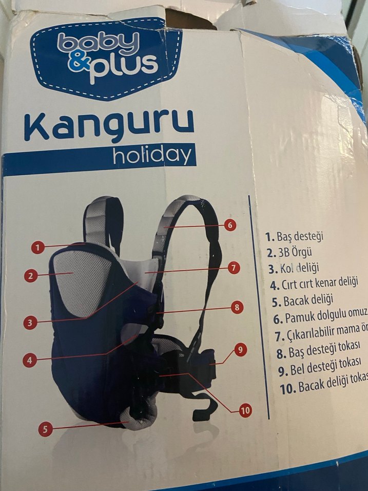 Siyah Bebek Taşıyıcı Kanguru - Görsel 2