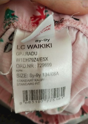 Kız Çocuk Pijama Takımı - Görsel 3