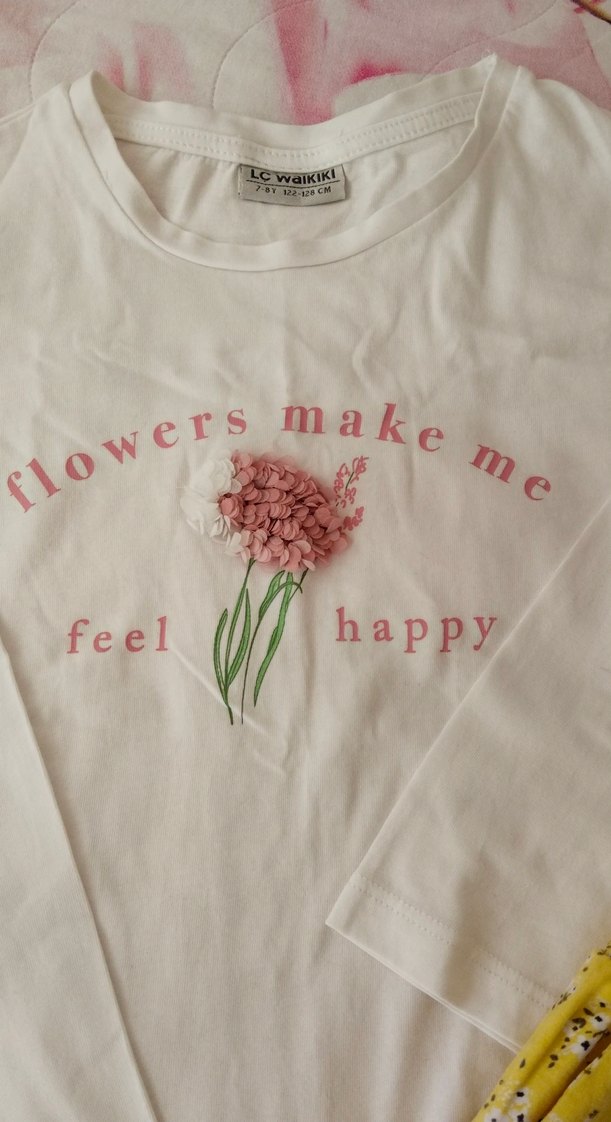 Kız Çocuk( pantolon 6 7 yaş)7 8 yaş aralığı kapri ve tsort - Görsel 3