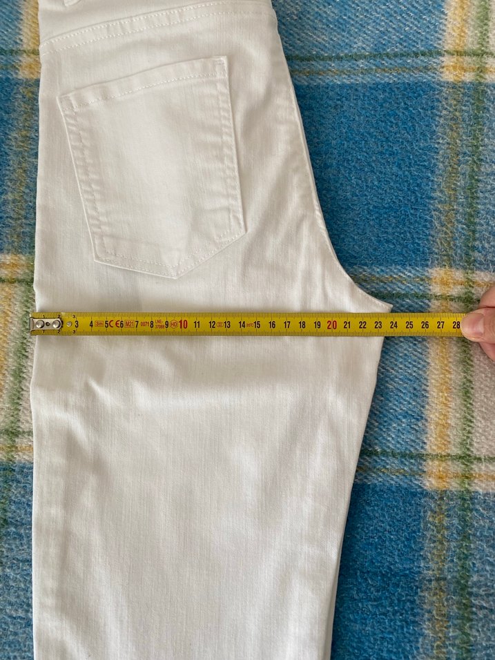 Beyaz Erkek Çocuk Denim Pantolon - Görsel 5