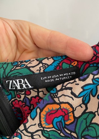 Çiçek Desenli Bohem Mini Elbise - Görsel 3