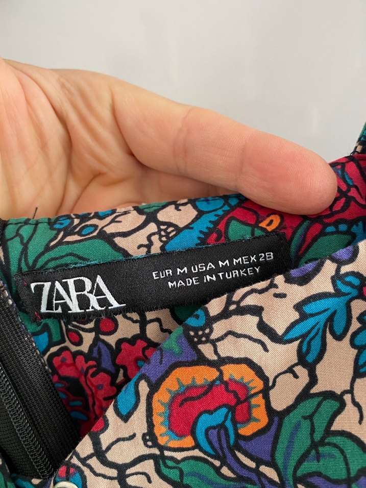 Çiçek Desenli Bohem Mini Elbise - Görsel 3