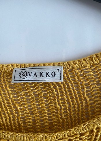 Sarı Örgü Bohem Kadın Kazak - Görsel 8