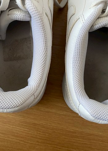 Orijinal Beyaz Bağcıklı Kadın Spor Ayakkabı - Görsel 8