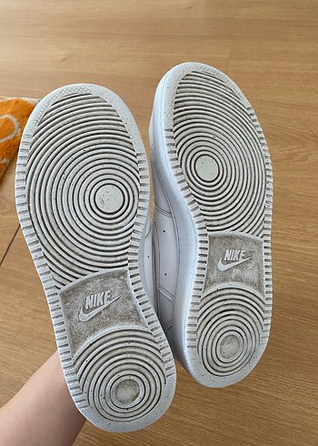 Orijinal Beyaz Bağcıklı Kadın Spor Ayakkabı - Görsel 4