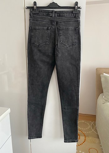 Gri  Kadın Skinny Jean - Görsel 2