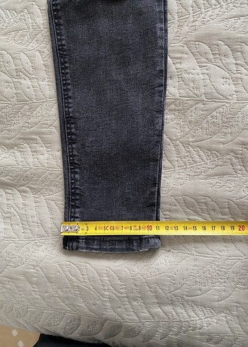 Gri  Kadın Skinny Jean - Görsel 5