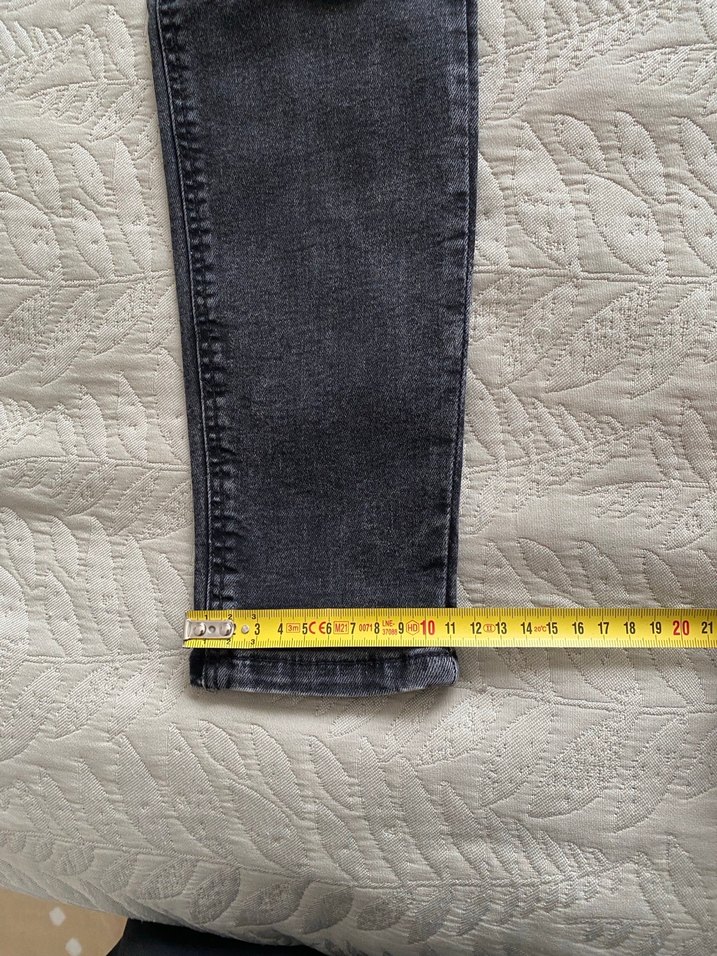 Gri  Kadın Skinny Jean - Görsel 5