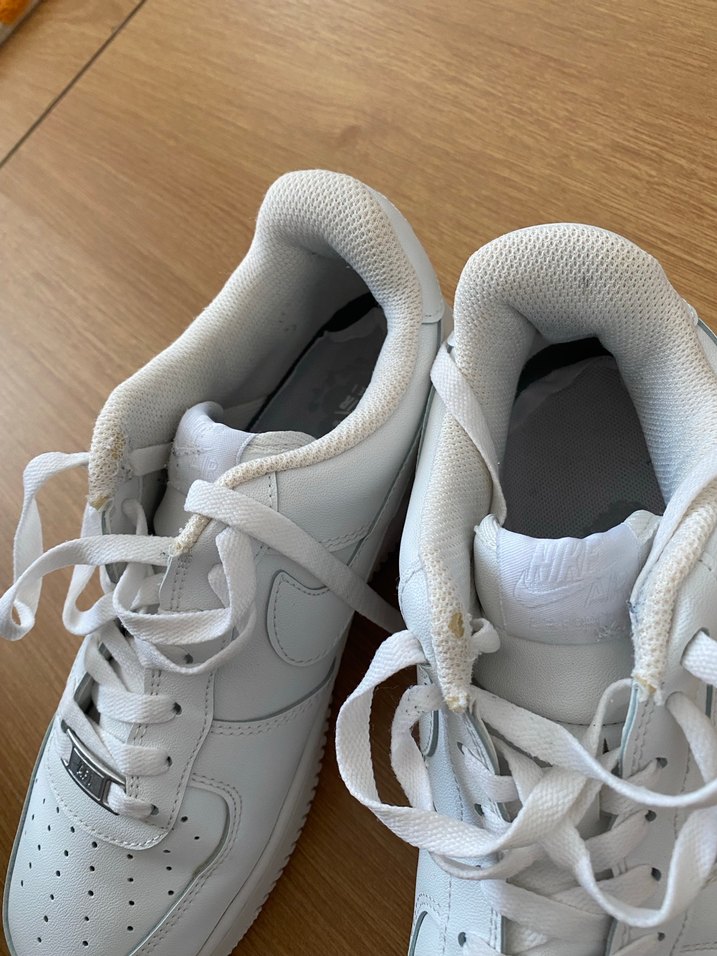 Beyaz Bağcıklı Kadın Spor Ayakkabı - Görsel 5