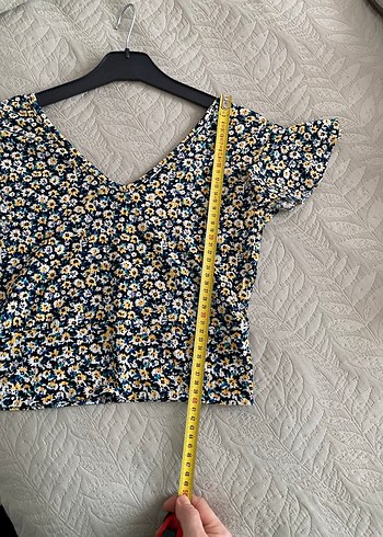 Çiçek Desenli Mini V Yakalı Kadın ikili takım - Görsel 5