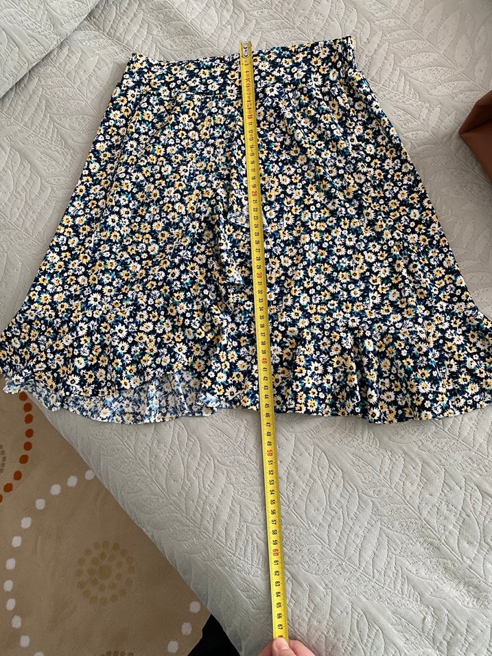 Çiçek Desenli Mini V Yakalı Kadın ikili takım - Görsel 4