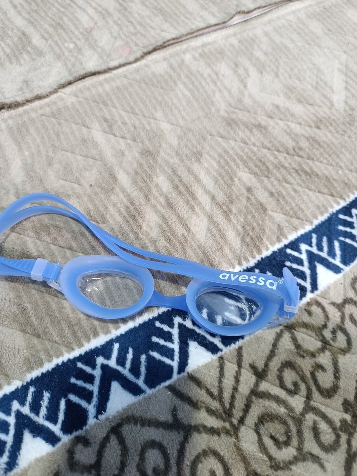 Mavi Yüzücü Gözlüğü, Fermuarlı - Görsel 2