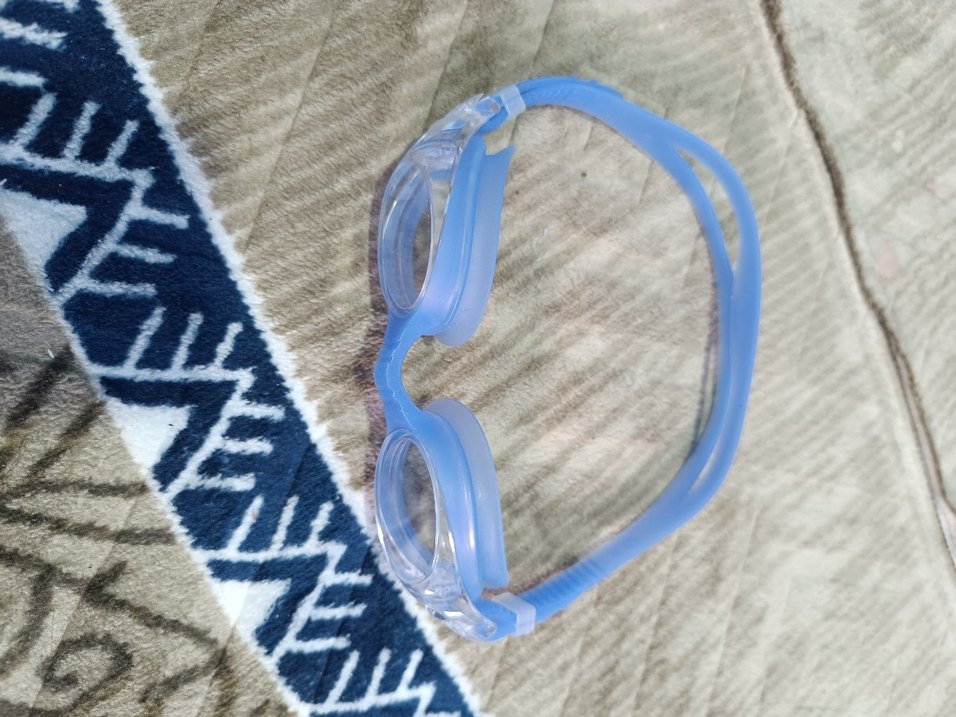 Mavi Yüzücü Gözlüğü, Fermuarlı - Görsel 3