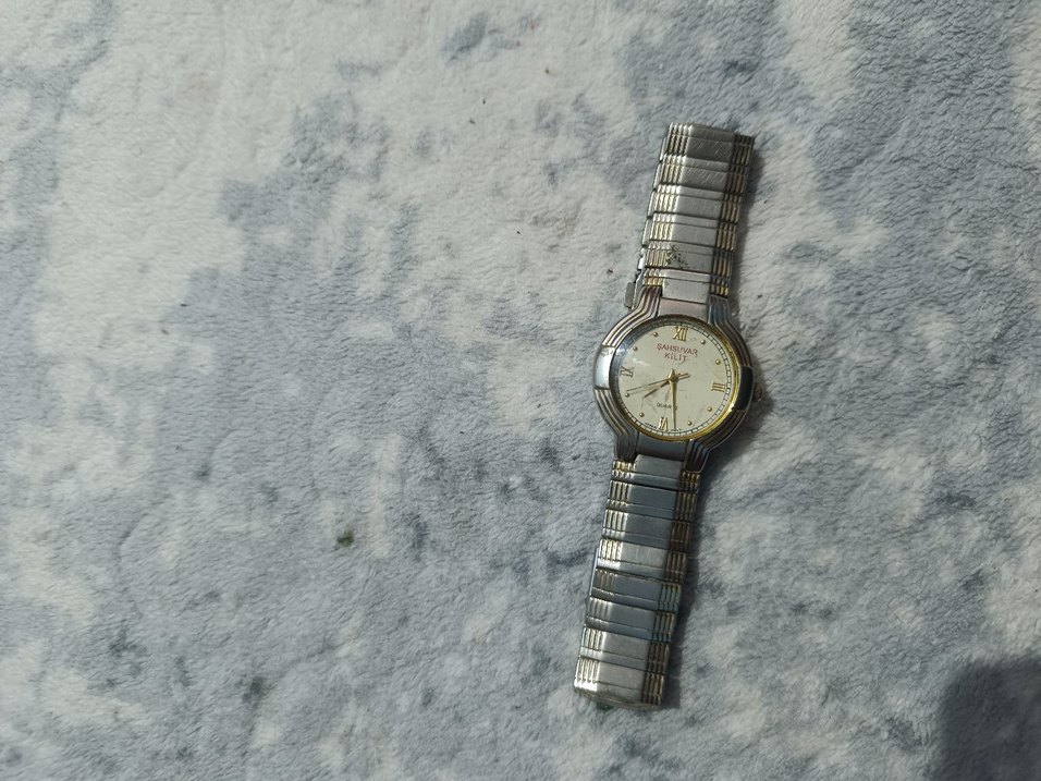 Gri Minimalist Erkek Saat Kordonu - Görsel 2