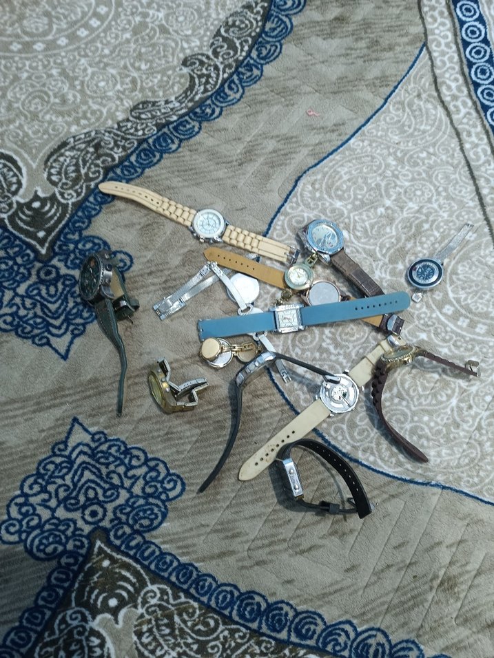 Vintage Gri Erkek Saat Kayışları - Görsel 3