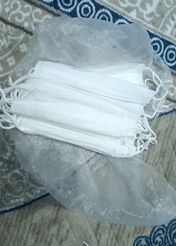 Beyaz Tek Kullanımlık Cerrahi Maske 10'lu - Görsel 3