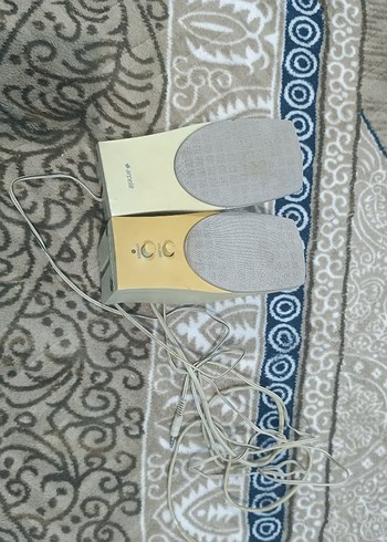 Beyaz-Gri Müzik Sistemi Hoparlörleri - Görsel 3