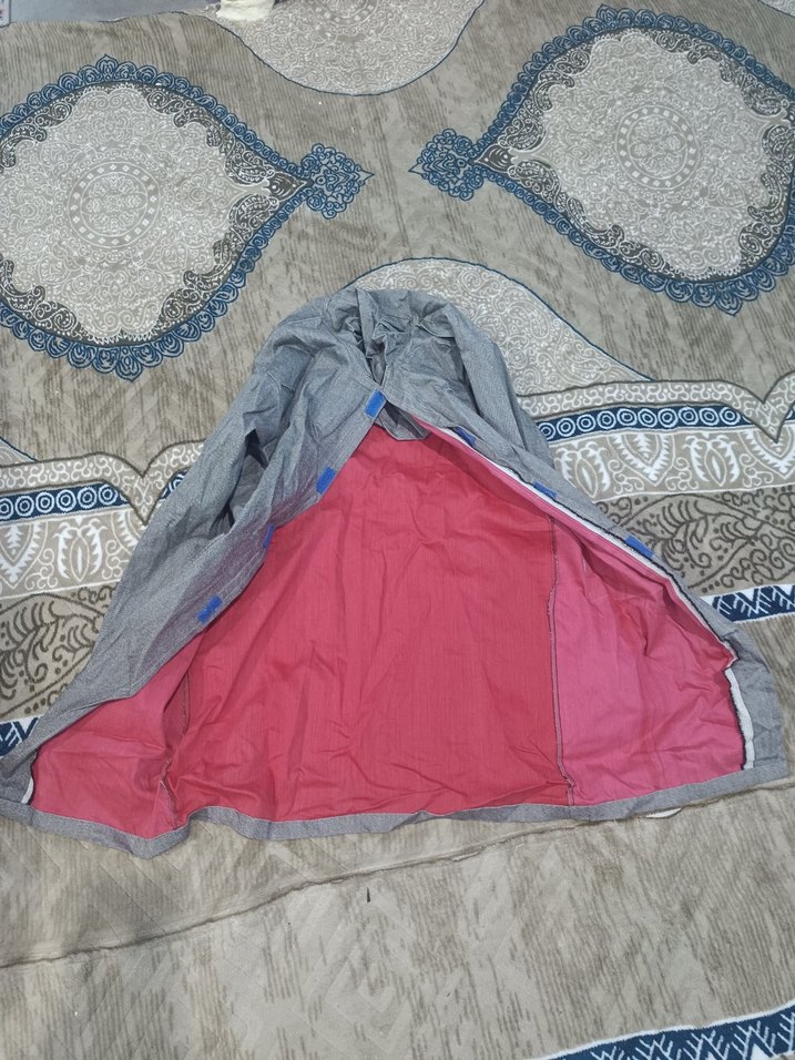 gri yağmurluk - Görsel 2