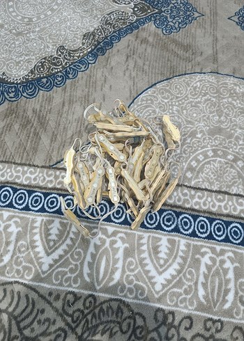 Boncuk İşlemeli Bohem Gümüş Broş - Görsel 2