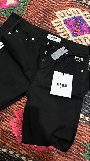 s Beden MSGM baskılı jean y2k beymen
