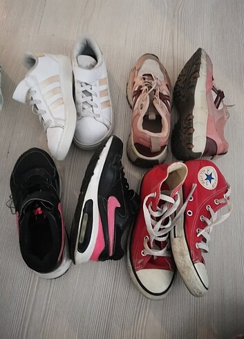 Adidas, nike, converse