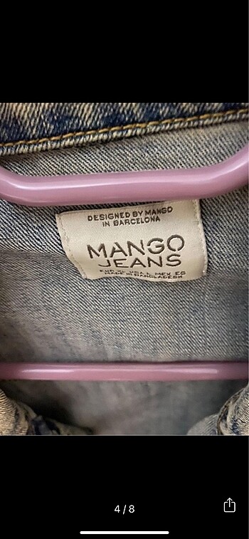 42 Beden mavi Renk Mango Orj Kot Ceket