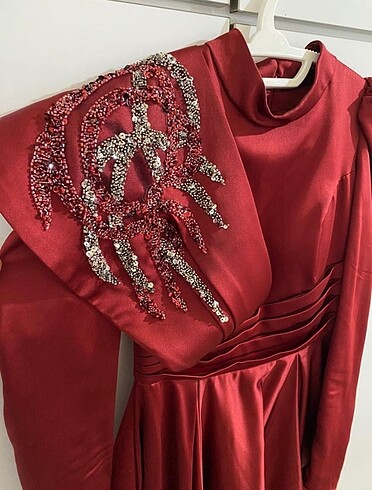 Moda Zehrada Bordo abiye