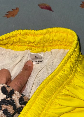 LC Waikiki Sarı Mini Erkek Spor Şort