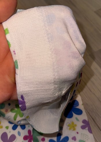 Renkli Çiçek Desenli Kız Tayt - Görsel 2