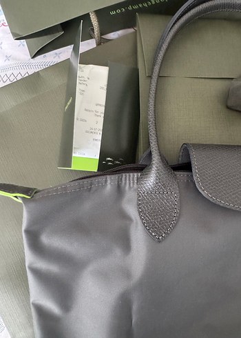 Beden Longchamp Gri çanta orjinal