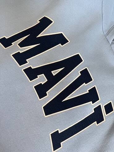 m Beden Orjinal mavi sweatshirt