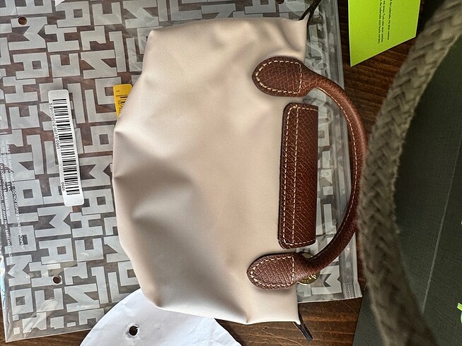 Beden beyaz Renk Longchamp mini xs çanta orjinal
