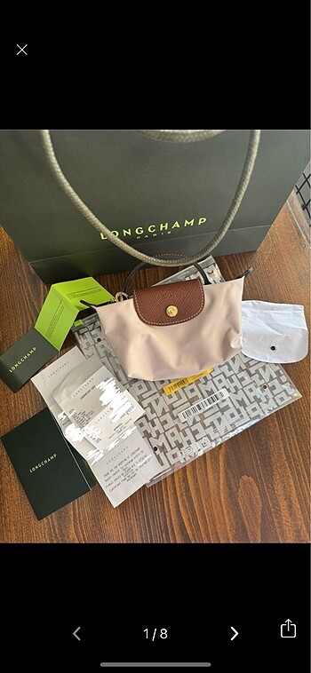 Orjinal longchamp mini çanta