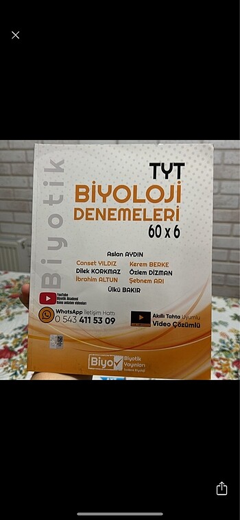 Biyotik Tyt Biyoloji Denemesi