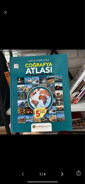 Coğrafya Atlası Harita Yks Ayt