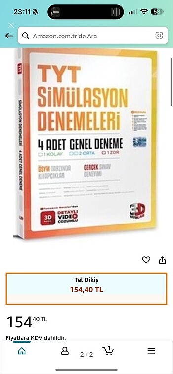  3D Tyt Genel Deneme 4lü Yks
