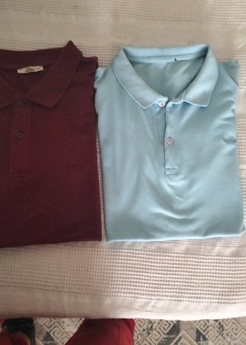Bordo Düğmeli Erkek Polo Tişört iki adet fiyatıdır - Görsel 4