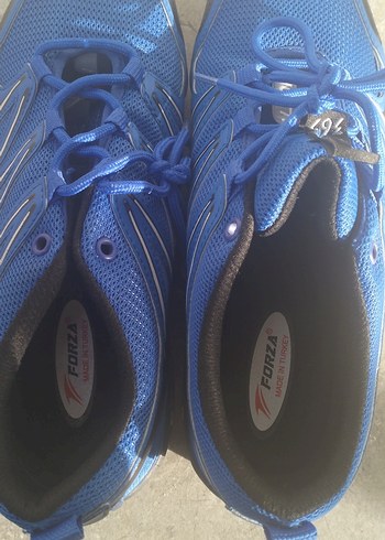 Mavi Erkek Spor Koşu Ayakkabısı Velcro 41 no - Görsel 2