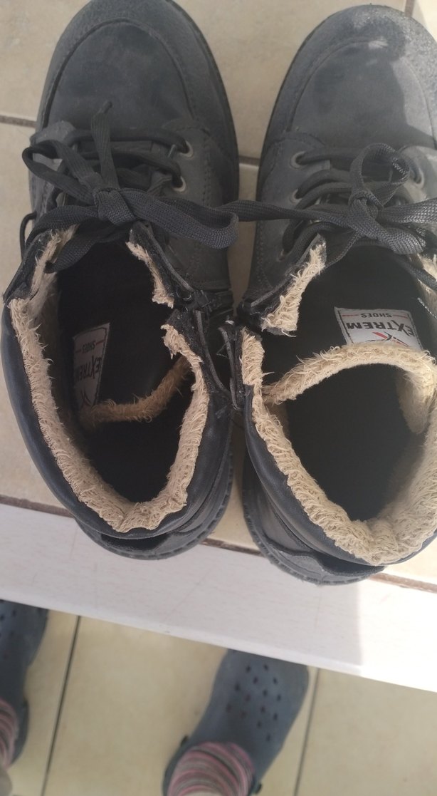 i  Erkek botı Bağcıkli yandan fermuarlı - Görsel 2