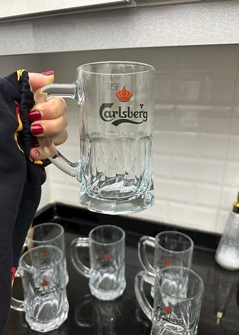 Carlsberg Logolu Cam Bira Bardağı - Görsel 3
