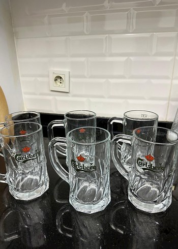 Carlsberg Logolu Cam Bira Bardağı - Görsel 6