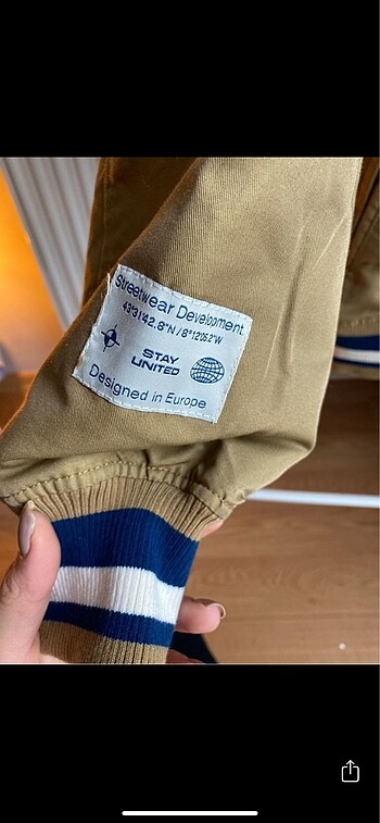 l Beden kahverengi Renk Oversize ceket