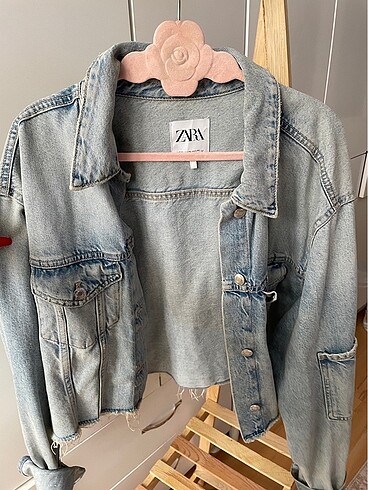 Zara crop ceket - Görsel 7